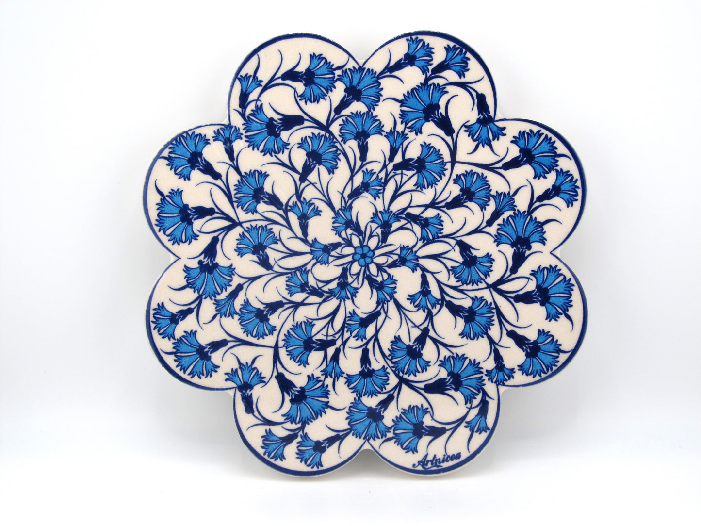 Turkish Hot Pad Traditional Turkish Flower Design