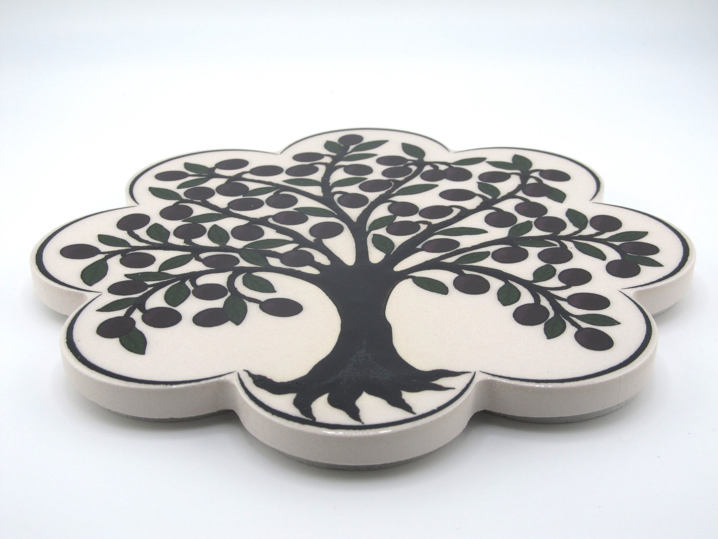 Turkish Hot Pad Traditional Olive Tree Design