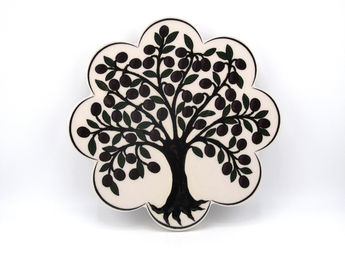 Turkish Hot Pad Traditional Olive Tree Design