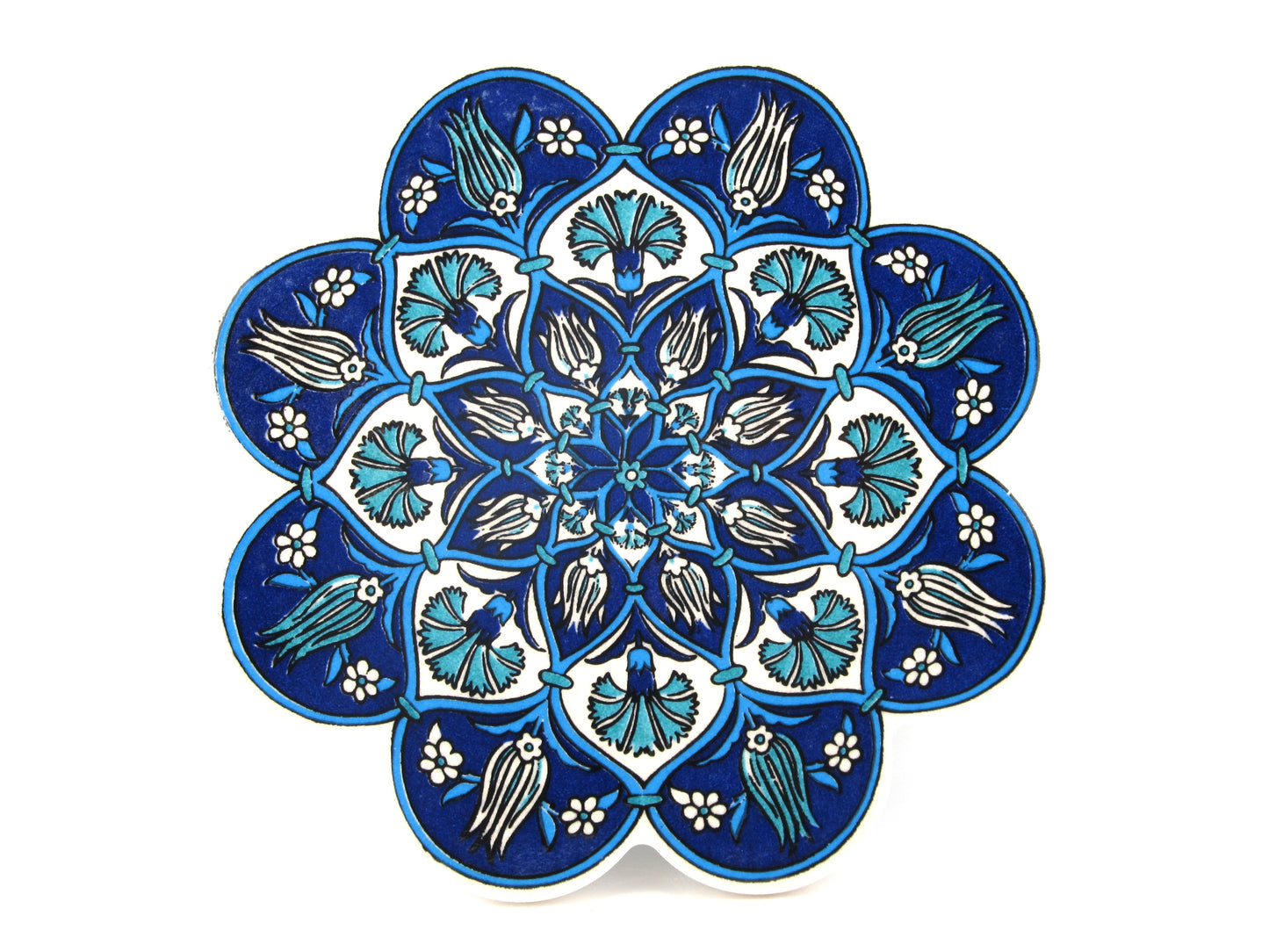 Turkish Hot Pad Traditional Floral Flower Design