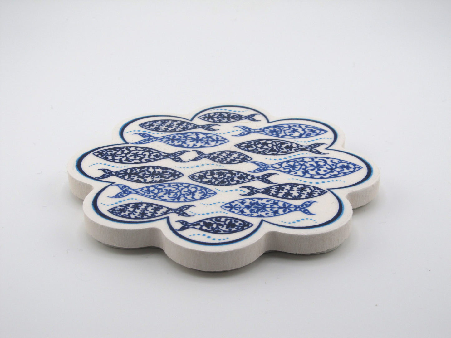 Ceramic Coaster Bunch Fish Design