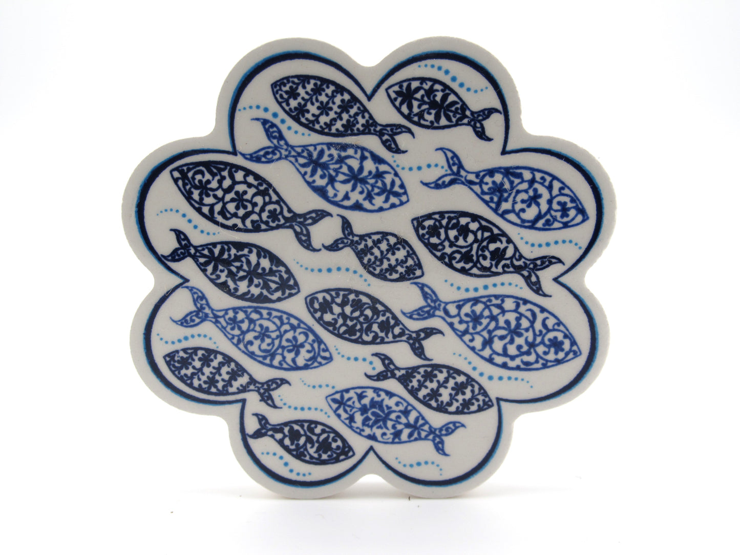 Ceramic Coaster Bunch Fish Design