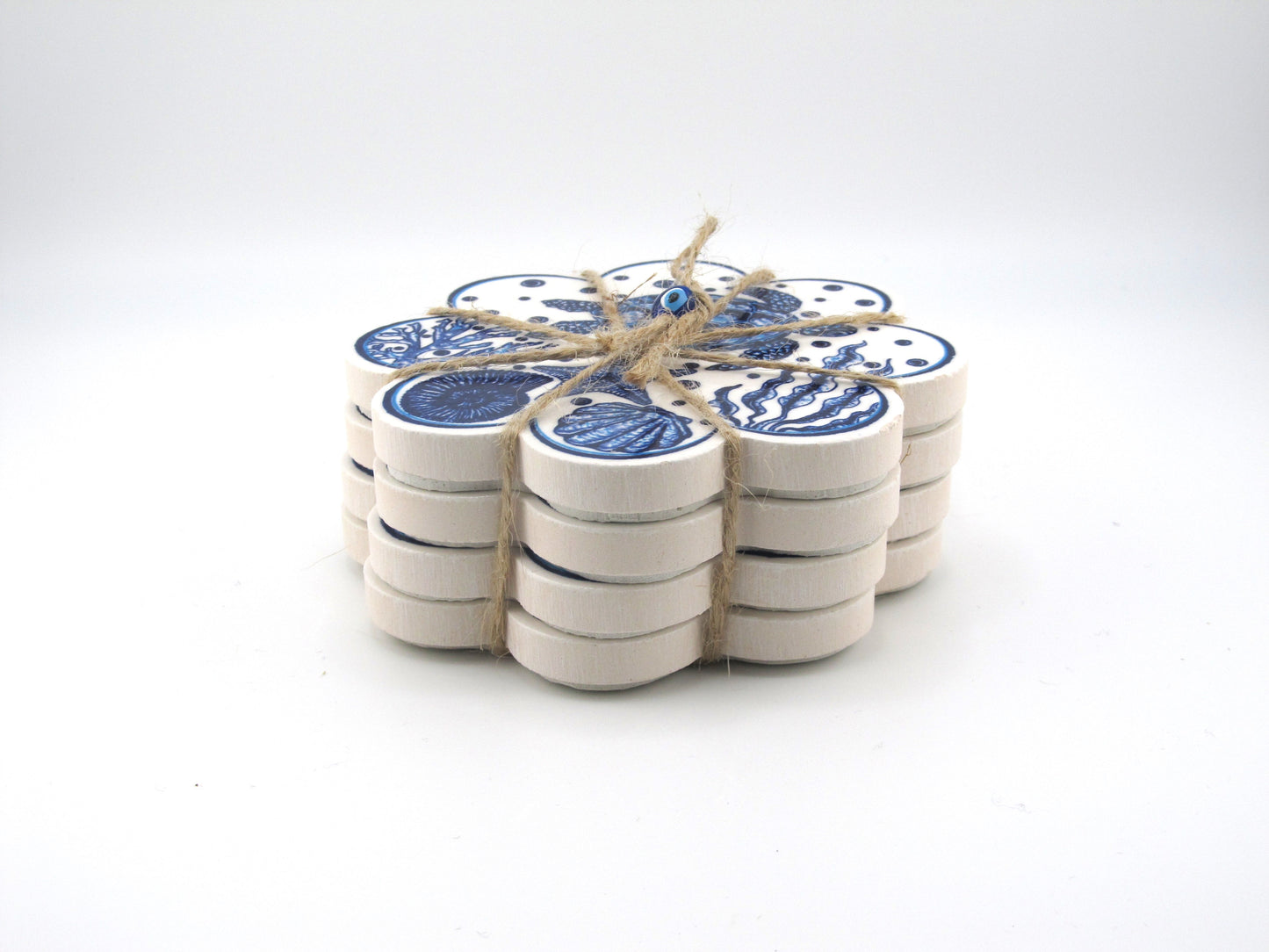 Ceramic Coaster Bunch Turtle Design