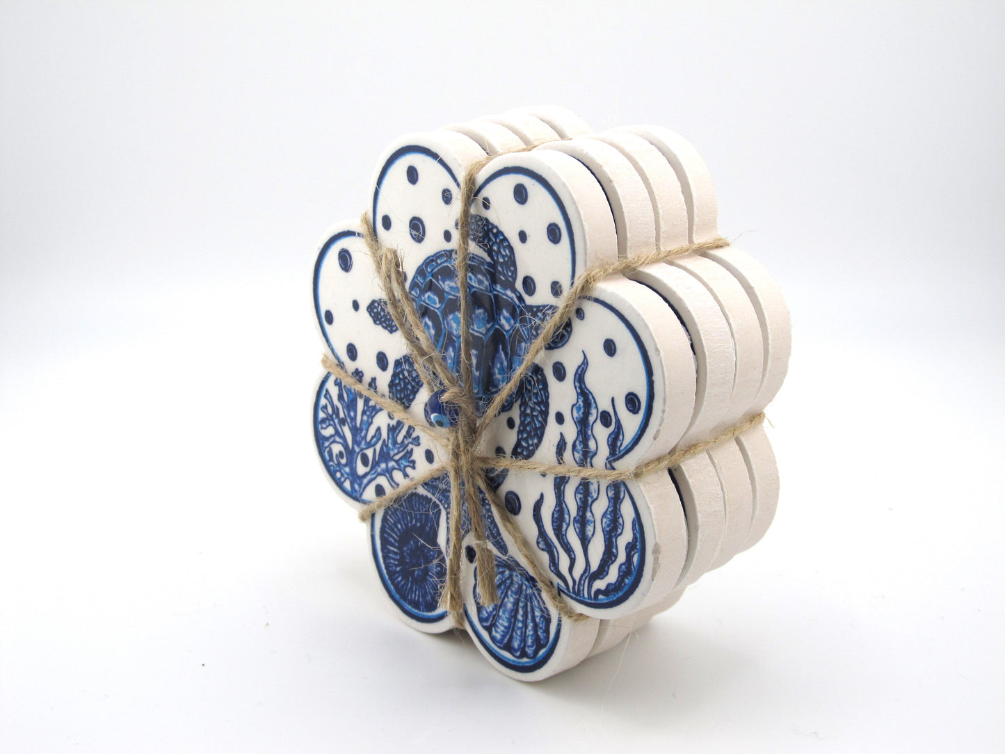 Ceramic Coaster Bunch Turtle Design