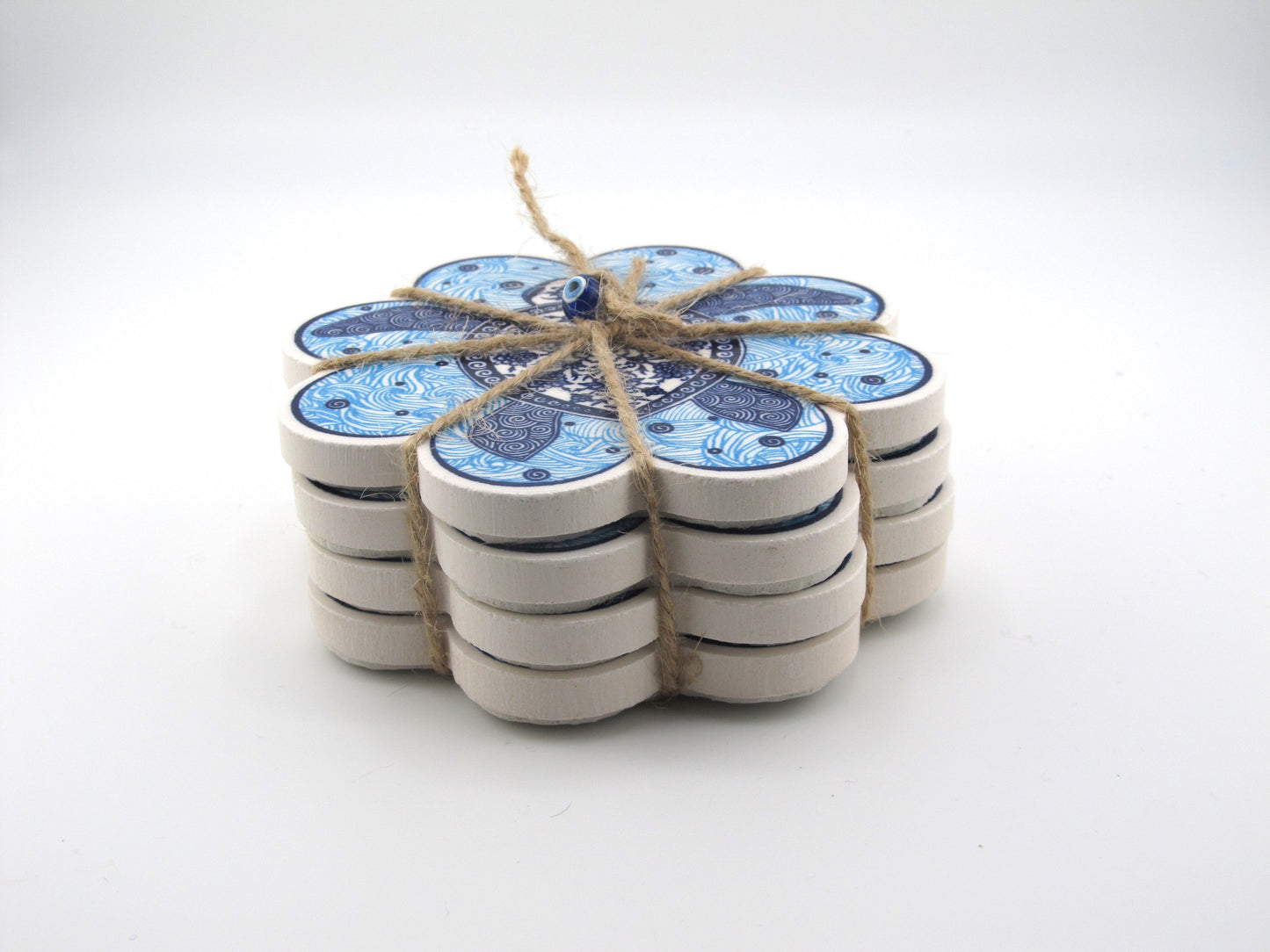 Ceramic Coaster Bunch Turtle Style