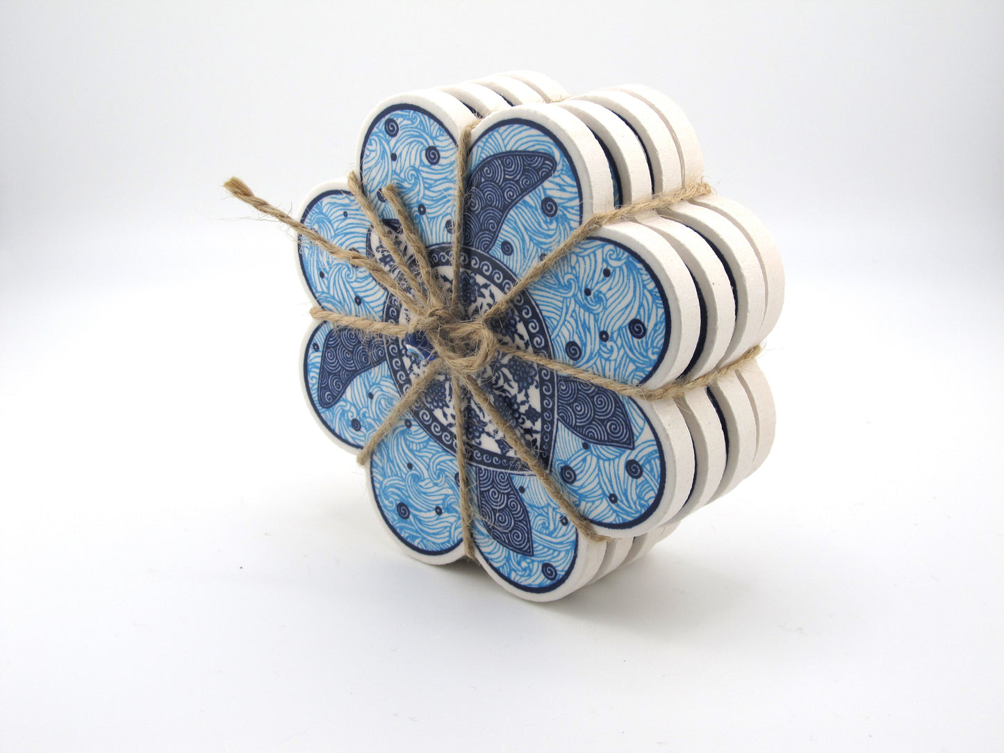 Ceramic Coaster Bunch Turtle Style