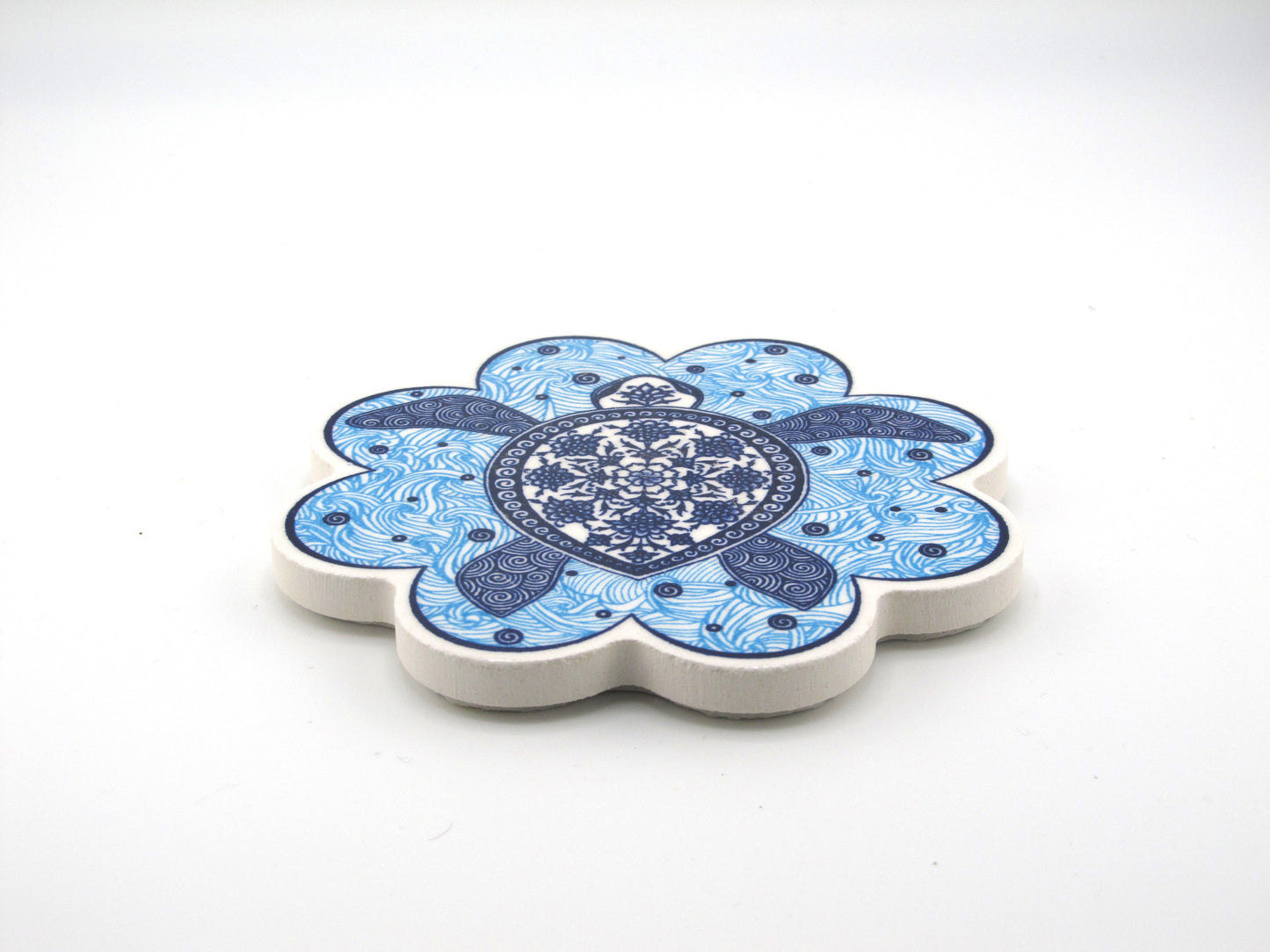 Ceramic Coaster Bunch Turtle Style